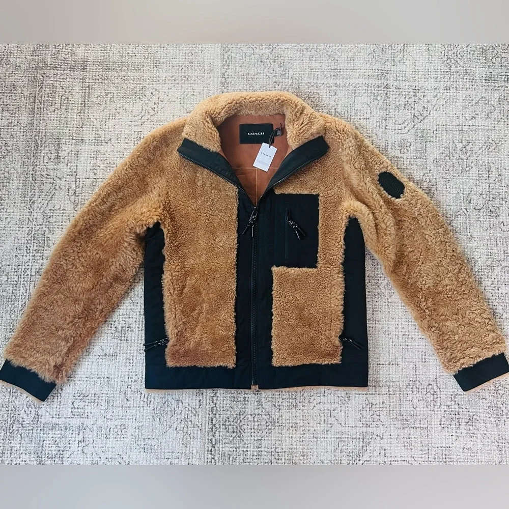 NWT Coach Shearling Jacket - Picture 3 of 13